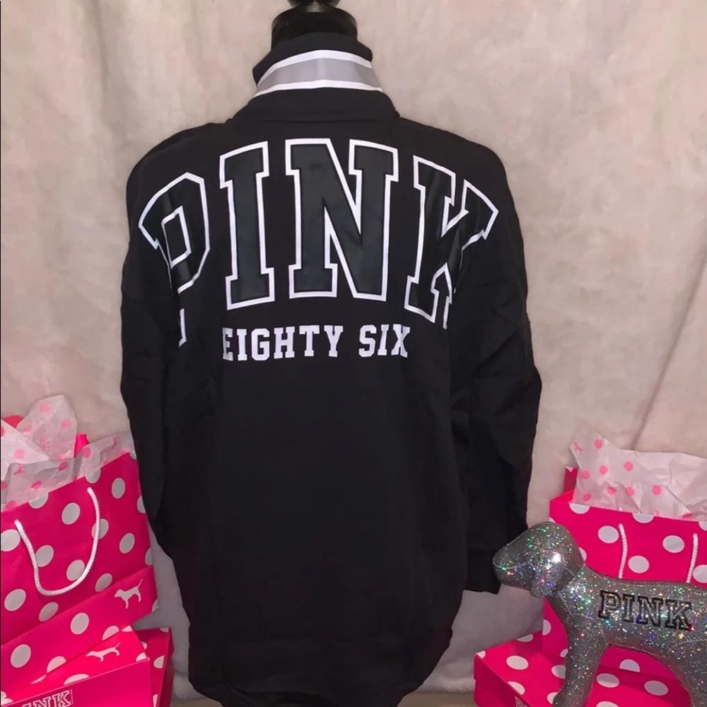 🆕 NEW VS PINK HALF ZIP PULLOVER
